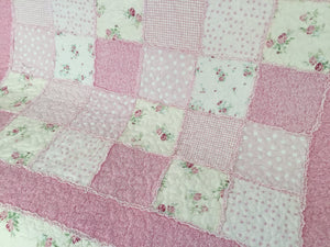 Mia Shabby Chic Home Decor Patchwork Throw Rug