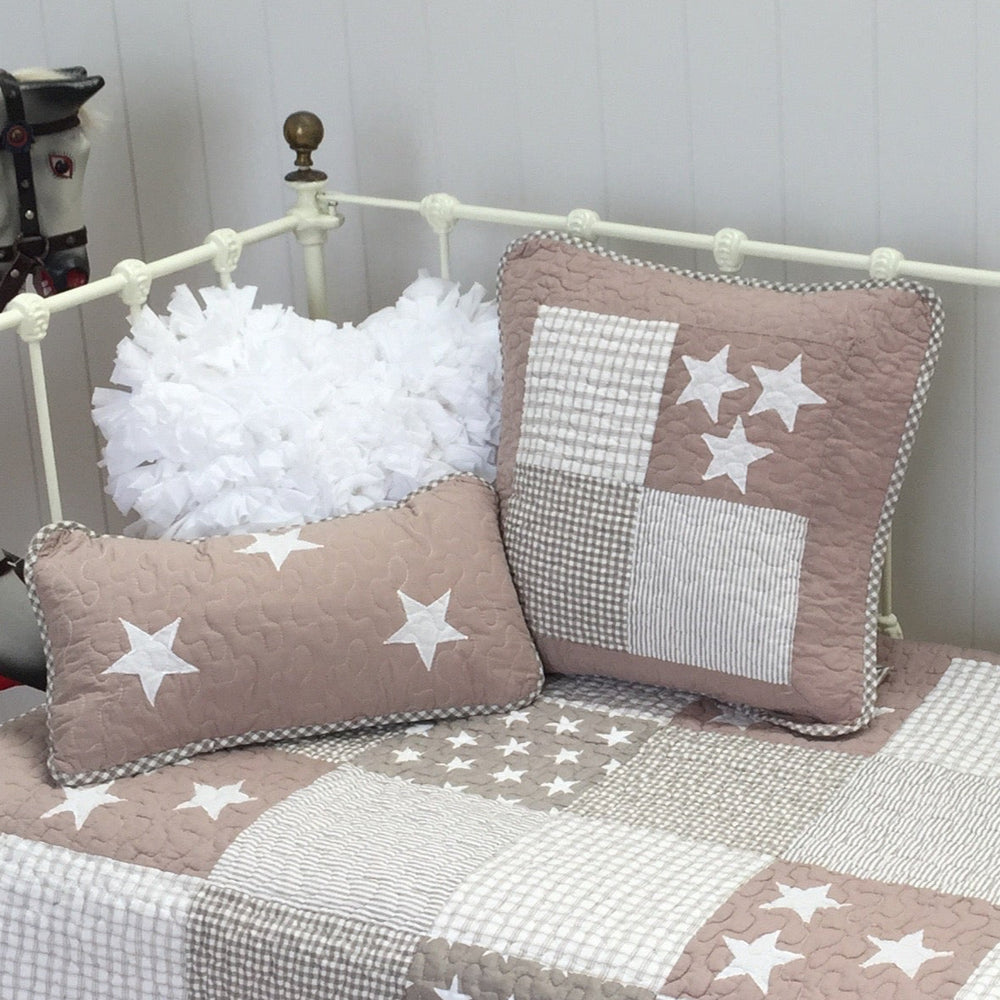 Lachlan Cotton Square Cushion Cover in Natural