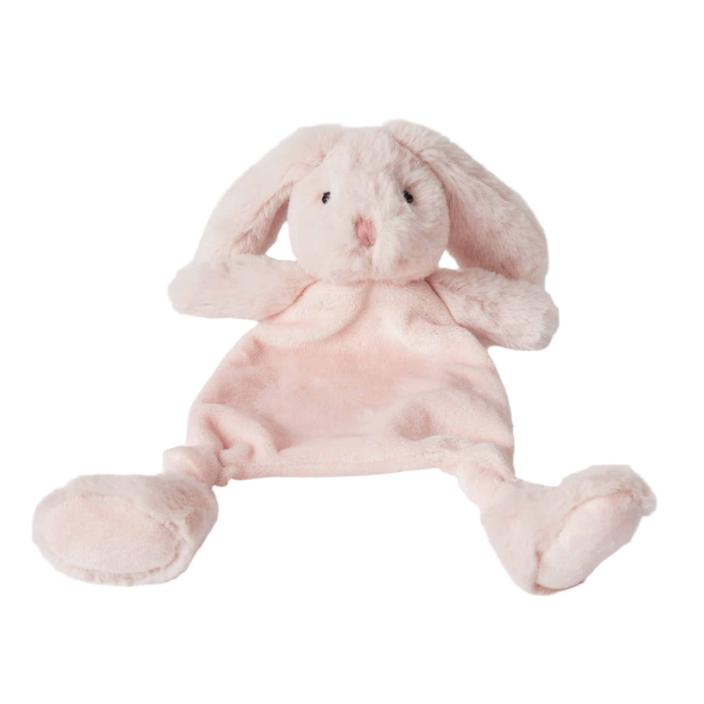 Pink Plush Bunny Baby Comforter Soother Security Blanket