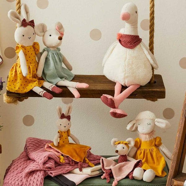 Esme Bunny Baby Comforter Soother Security Blanket
