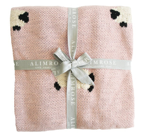 Baa Baa Pink Lamb Organic Cotton Baby Blanket