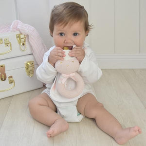 Kenzie Unicorn Grab Rattle  Newborn Baby Shower Gift Idea