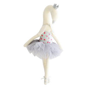 Silver Swan Ballerina 43cm Alimrose Tulle Fairy Doll