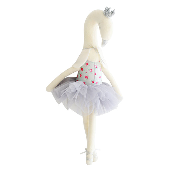Silver Swan Ballerina 43cm Alimrose Tulle Fairy Doll