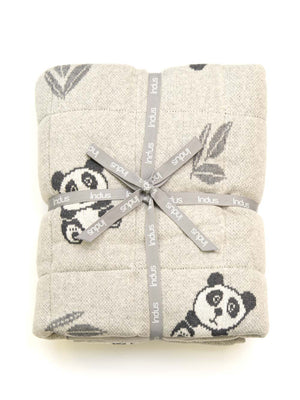 Panda Bear Baby Bao Bao Quilted Play Mat Nursery Cot Blanket Quilt