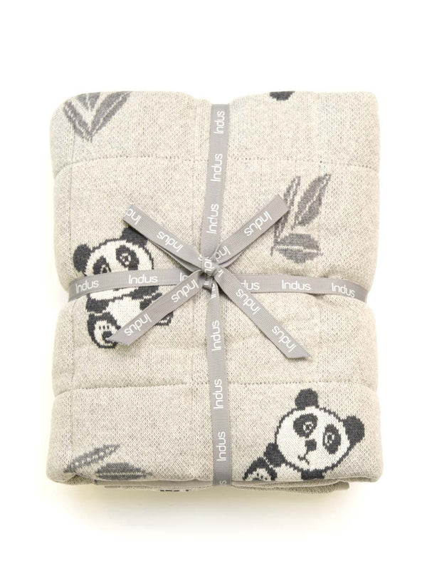 Panda Bear Baby Bao Bao Quilted Play Mat Nursery Cot Blanket Quilt