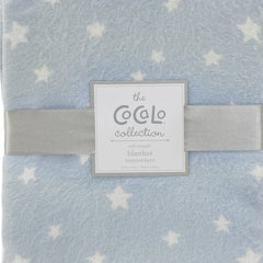 Cocalo Blue & White Stars Baby Blanket