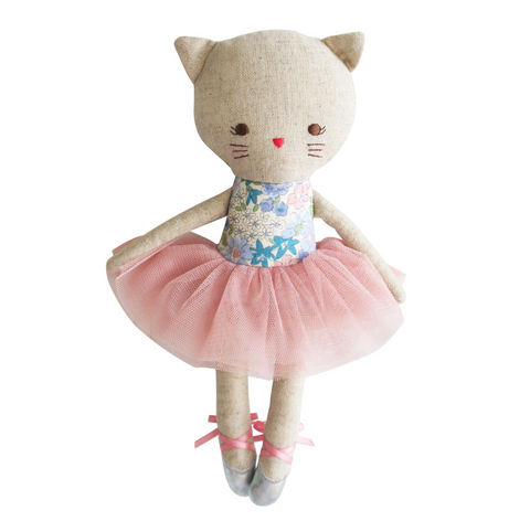 Odette Libery Blue Kitty Cat Ballerina 25cm Doll
