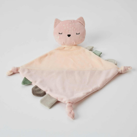 Fleur Cat Plush Baby Comfort Soother Security Blanket