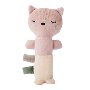 Fleur Cat Plush Baby Rattle