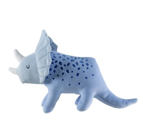 Blue Dinosaur Dreamer Plush Toy Novelty Triceratops Cushion