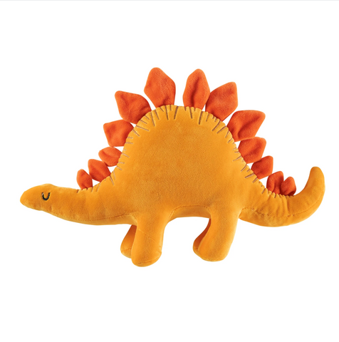 Orange Dinosaur Dreamer Plush Toy Novelty Stegosaurus Cushion