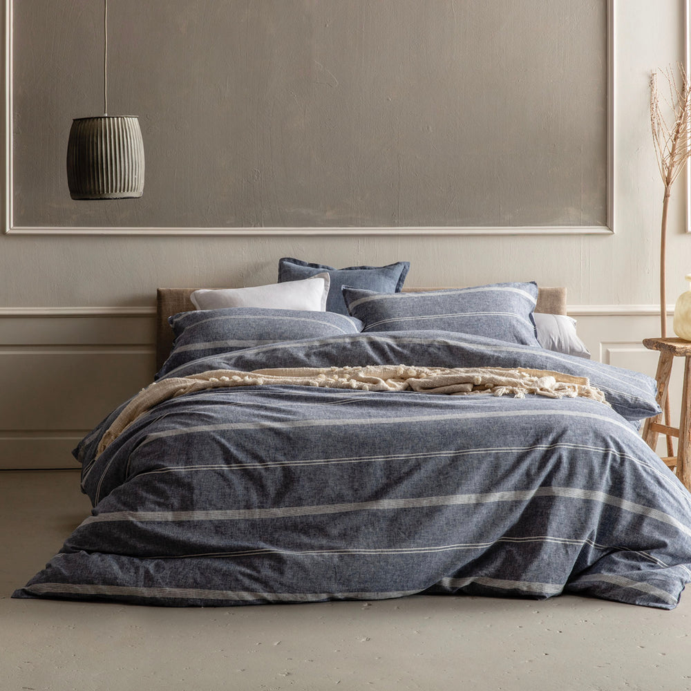 Balmoral Navy Quilt Cover Set