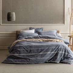 Balmoral Navy Quilt Cover Set