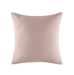Blush French Linen KAS European Pillow Case