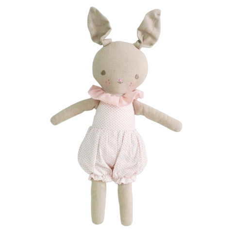 Rosie Bunny 30cm Small Pink Spot Doll