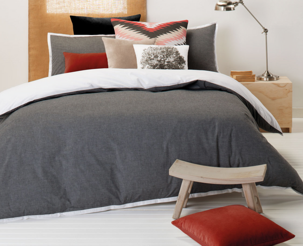 Kiva European Pillow Case in Red