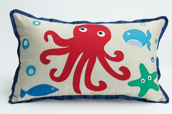 Sea Creatures Rectangle Cushion