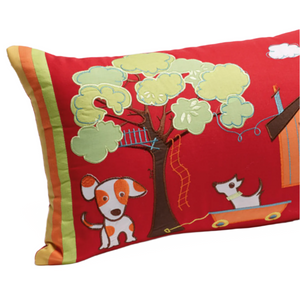 Oliver Puppy Rectangle Cushion