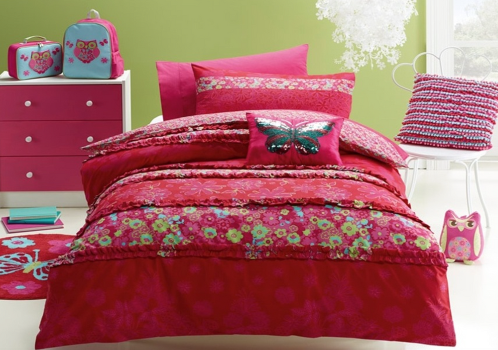 Katrina Butterfly Girls Floor Rug