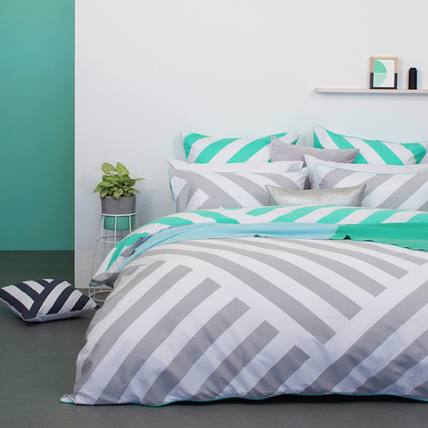 Kobi Queen Bed Quilt Cover & Pillow Case Set Sale