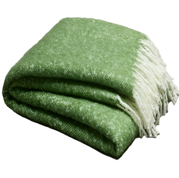 Giggle Giggle Soft Acrylic Throw Rug – Kale Green