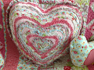 Stella Heart Shaped Decorator Cushion