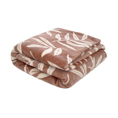 Hakea Ultra Plush Bambury Blanket - Woodrose.