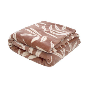 Hakea Ultra Plush Bambury Blanket - Woodrose.