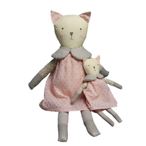 Kids Large Pink Pink Pussy Cat Toy Doll