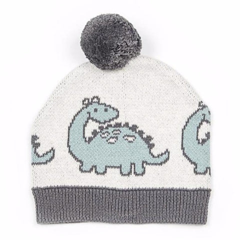 Indus Design Dino Dinosaur Cotton Knit Baby Hat Beanie