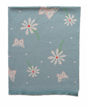 Enchanted Cotton Knit Baby Blanket Indus Design