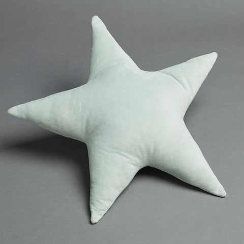 Grey Star Plush Decorator Cushion