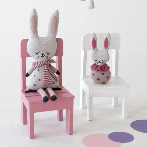 Poppy Bunny Knit Toy Doll or Poppy Roly Poly