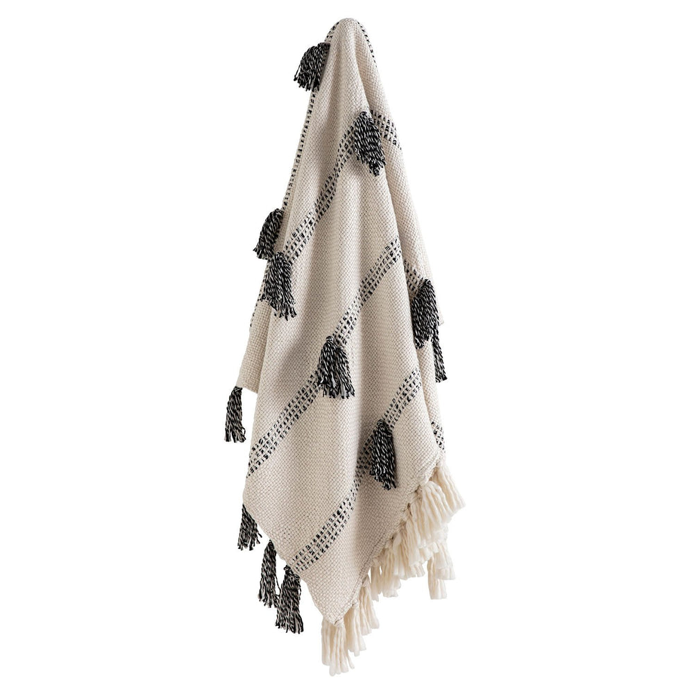 Mansa Stripe Tassel Throw Rug