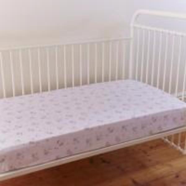 Mia Cotton Fitted Floral Cot Sheet Lovely Linen