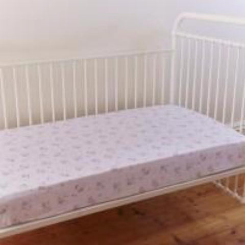 Mia Cotton Fitted Floral Cot Sheet