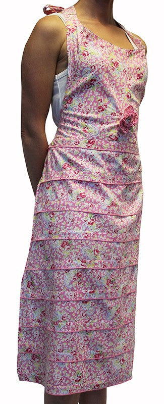 Shabby Chic Millie Frill Pink Apron