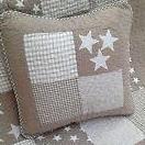 Lachlan Cotton Square Cushion Cover in Natural