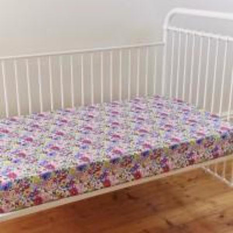 Primrose Cotton Floral Fitted Cot Sheet