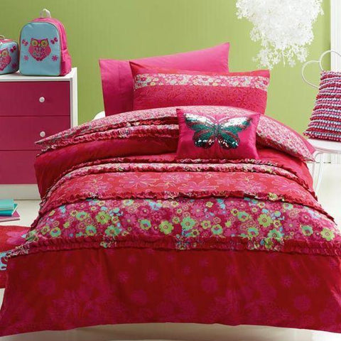 Katrina Butterfly Kids Quilt Cover Set Jiggle Giggle Sale