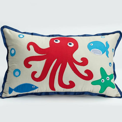 Sea Creatures Rectangle Cushion