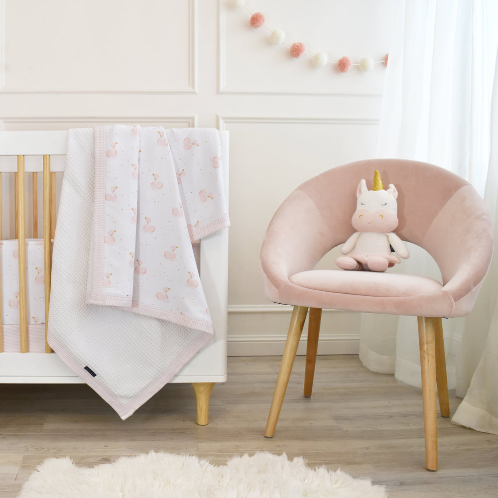 Kenzie Baby Knit Soft Toy Unicorn Doll Baby Shower Nursery Decor Gift Idea