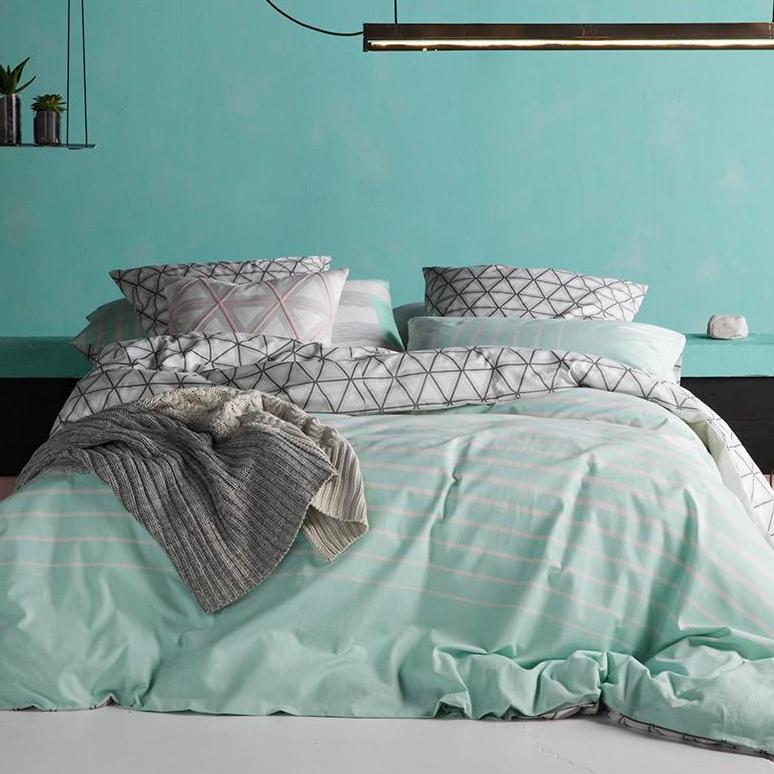 Terry King Bed Reversible Quilt Cover Set