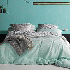 Terry King Bed Reversible Quilt Cover Set
